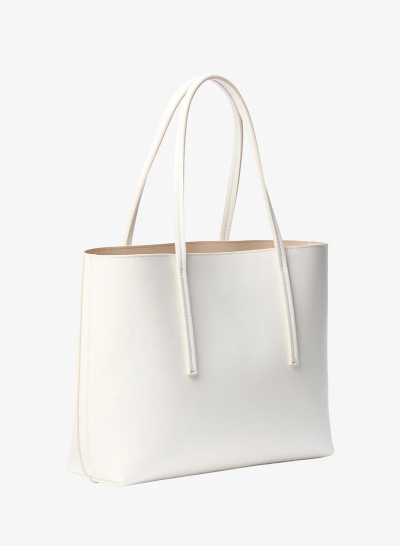 CALVIN KLEIN Foil Logo Small Tote Bag